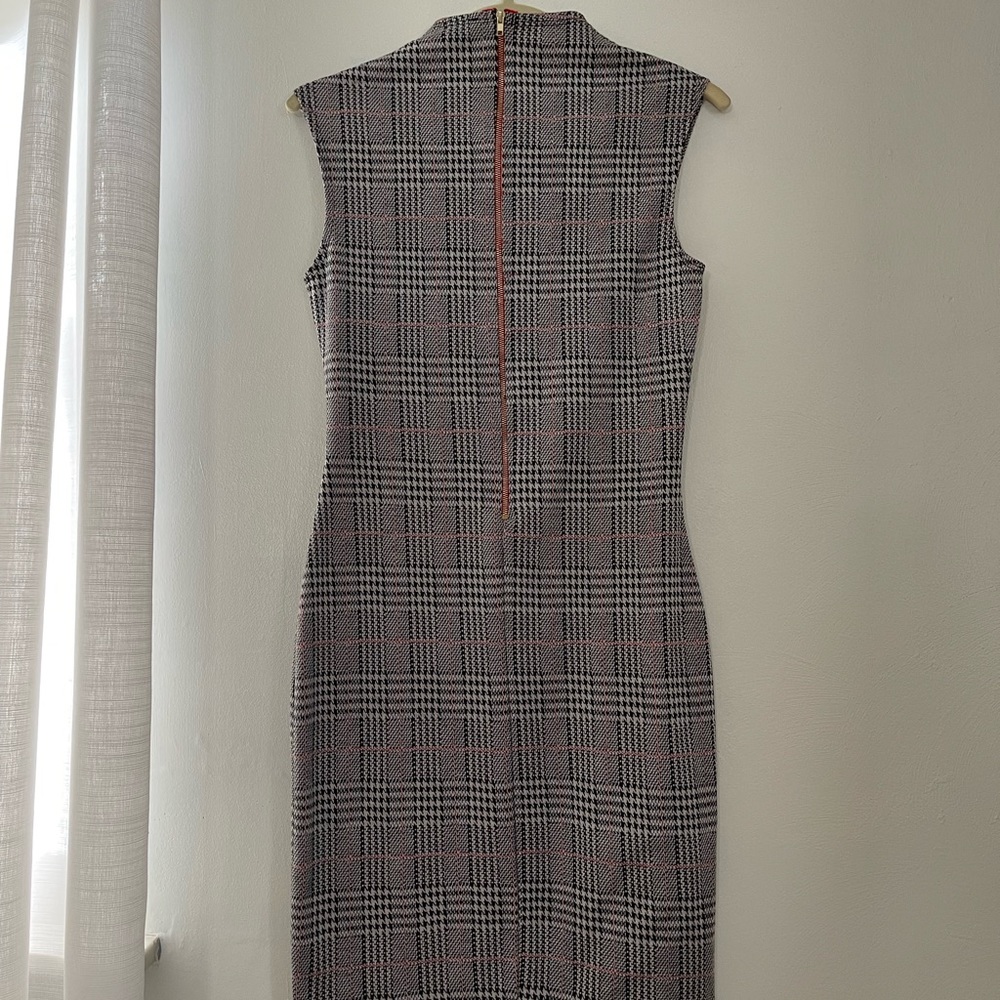 Black checkered dress size m